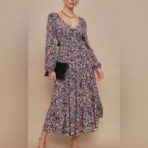 VICI Floral Long Sleeve Dress